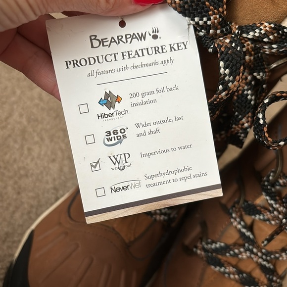 Bear Paw Desdemona Hickory size 6 NWT - Picture 10 of 12